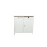 Franse Vintage Commode In Off White