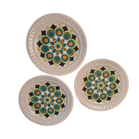Set Van 5 Retro Vintage Pontesa Gebaks Bordjes, Tapas Borden