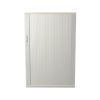 Officenow Roldeurkast, Grijs, 149 X 100 Cm, Incl. 3 Legborden,