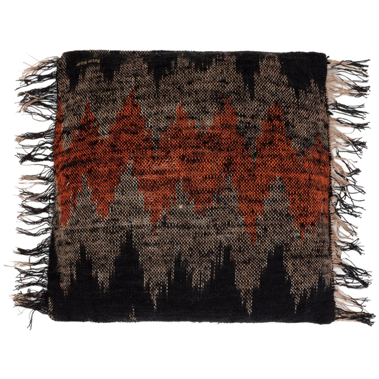 Bazar Bizar | De Oh My Gee Kussenhoes - Zwart Oranje - 40x40 1