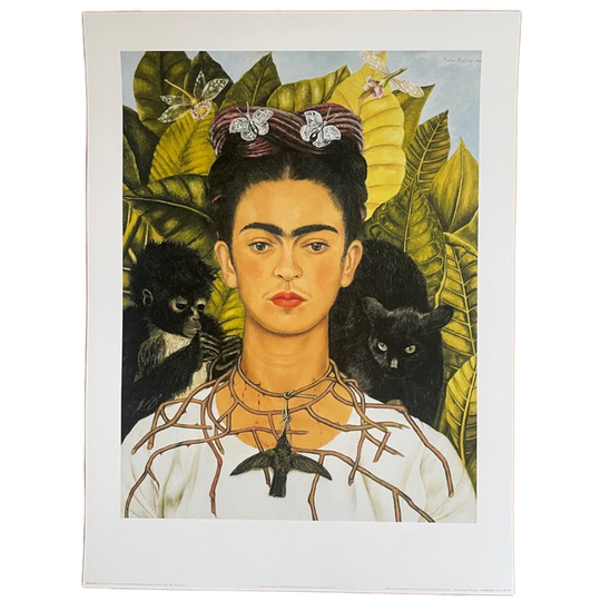 Frida Khalo, Self-portrait With Thorn Necklace And Hummingbird, 1940,... 1