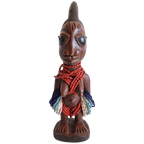 Yoruba Ibeji-Figuur, Tweelingfiguur, Nigeria thumbnail 1