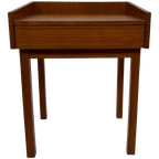 Vintage Teakhouten Bijzettafel Nachtkastje 60's Teak thumbnail 1