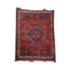 Prachtig Oud Vintage Oosters Vloerkleed Met Voornamelijk Rood Tinten 168x112cm thumbnail 1