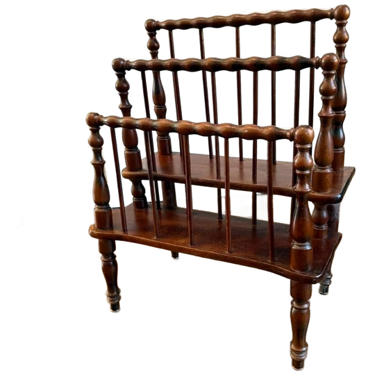 Antieke Lectuurbak Magazinehouder Canterbury 1