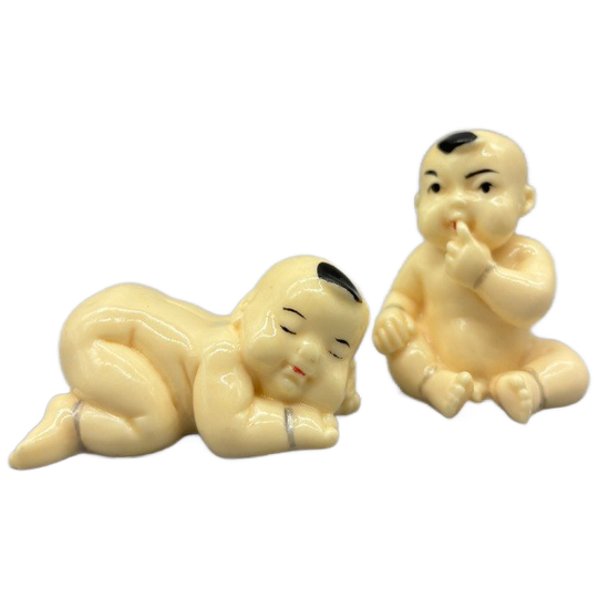 Set Baby Boeddha's 2 Stuks 60's 1