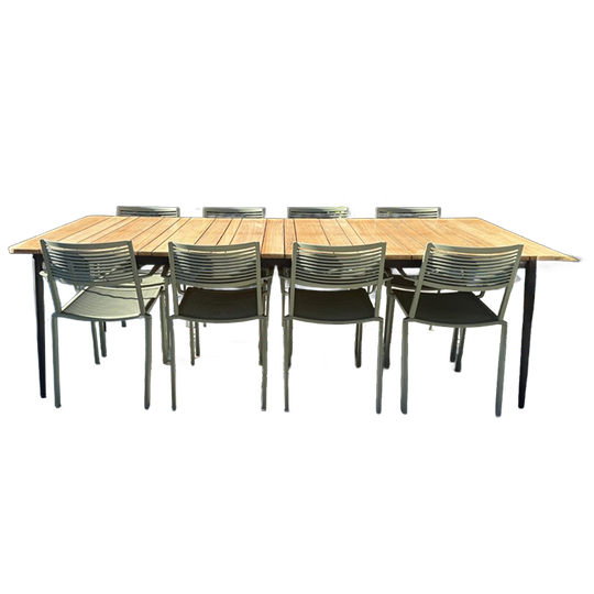 Vincent Sheppard Tuintafel (240cm) Met 8 Fast Stoelen 1