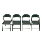 Set Van 4 Industriële Stalen Klapstoelen Du-Al Dare Inglis thumbnail 1