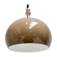 Zandkleurige Dijkstra Mushroom Plafondlamp, 1970’S