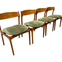 Set (4) Eetkamerstoelen - Erik Buch, O.D. Møbler, Deens 1960