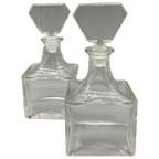 Set Kristallen Parfumflesjes 2 Stuks 70's thumbnail 1