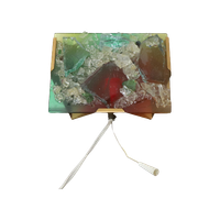 Vintage Glas Mozaïek Wandlamp Van Cosack Leuchten, Jaren '70