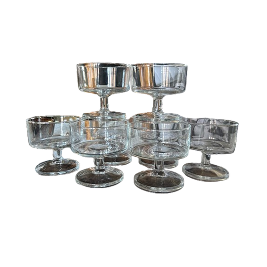 Dessertglazen Set France Vintage 1