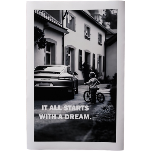 Porsche "It All Starts With A Dream"  | Poster