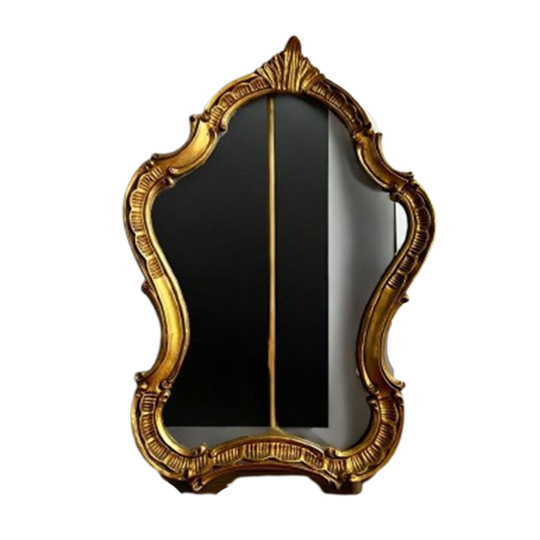 Vintage Gouden Barok Spiegel / Wandspiegel 1