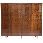 4 Deurs J`60 Gloss Kledingkast Hang/leg Vintage thumbnail 1