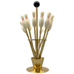 Mid Century Cocktailvorkjes In Houder Bowling Kegels thumbnail 1