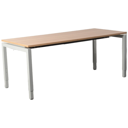 Solidesk Bureau, Kersen Havanna Blad, 180 X 80 Cm, Hoogte Instelbaar Onderstel 1