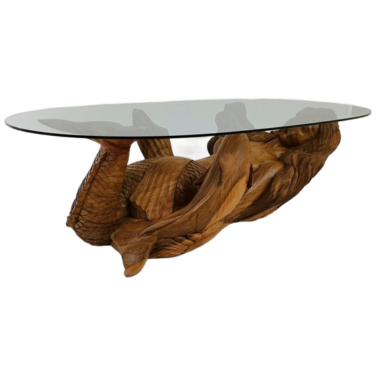 Houten Zeemeerminnen Koffie Tafel 1