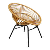 Bijzondere Rotan Fauteuil, Dutch Design, 1960