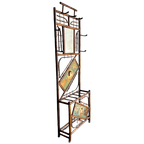 Japanese Bamboo And Cast Iron Wardrobe By Perret Vibert, Circa 1900 thumbnail 1