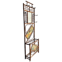 Japanese Bamboo And Cast Iron Wardrobe By Perret Vibert, Circa 1900