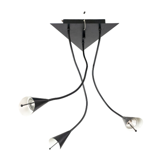 Hala Zeist - Plafondlamp - 3 Flexibele Armen - Halogeen - Post Modern - 80's 1