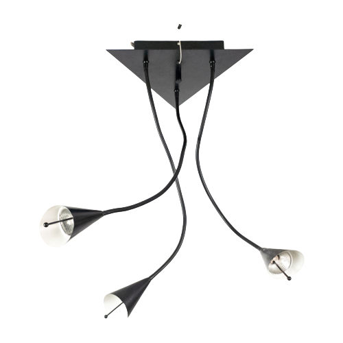 Hala Zeist - Plafondlamp - 3 Flexibele Armen - Halogeen - Post Modern - 80'S