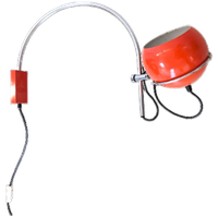 Wand Booglamp -oranje Jaren 70 – Gepo - (mb06)