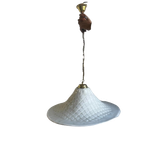 Vintage Hanglamp In Glas / Heksenlamp Massive thumbnail 1