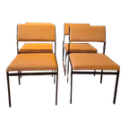 4 Pastoe Sm07 Eetkamerstoelen. thumbnail 1