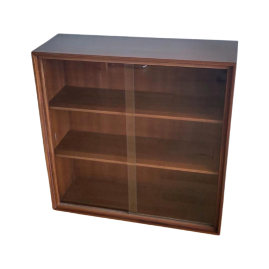 Vintage Houten Vitrinekast Formule Meubelen 1