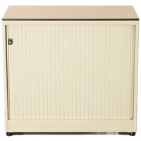 Ahrend Roldeurkast, Lichtgrijs, 74X80 Cm, Incl. 1 Legbord