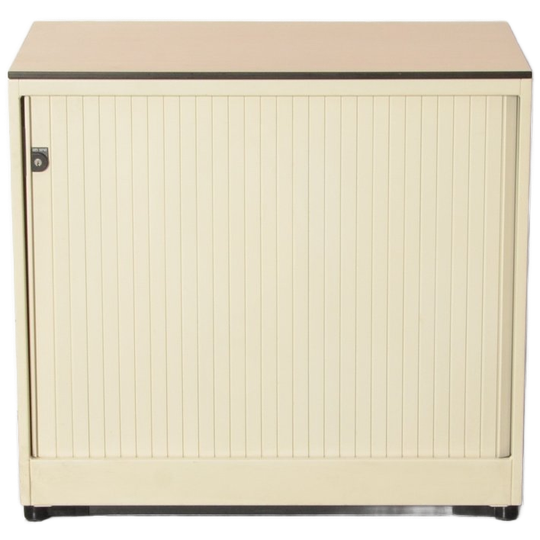 Ahrend Roldeurkast, Lichtgrijs, 74x80 Cm, Incl. 1 Legbord 1