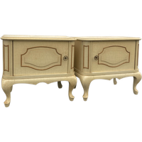 Set Van Twee Vintage Nachtkastjes, 49 Cm Hoog Prijs/set