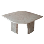Marmeren Salontafel Teardrop Italië Jaren 80 thumbnail 1
