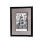 Kerktoren In Nederland, “3D Werk” In Baklijst. thumbnail 1