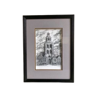 Kerktoren In Nederland, “3D Werk” In Baklijst.