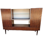 Pallisander Fineer Mid Century Vintage Highboard thumbnail 1
