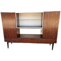 Pallisander Fineer Mid Century Vintage Highboard