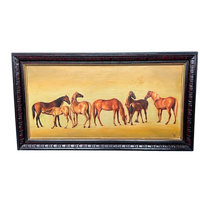 Schilderij "Merries Met Veulens".
