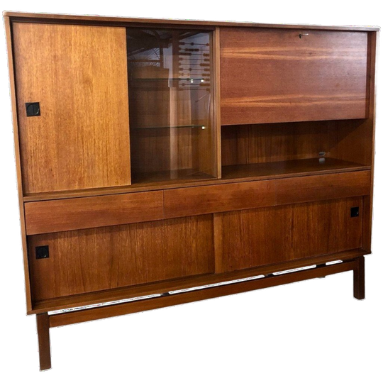 Vintage Highboard, Wandkast, Buffetkast, Barkast 1