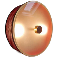 Hublot Plafondlamp, Lunel (frankrijk), Jaren 50