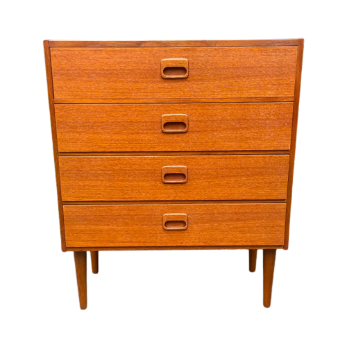 Vintage Ladekast, Dressoir, 4 Lades, Nederland 1960'S