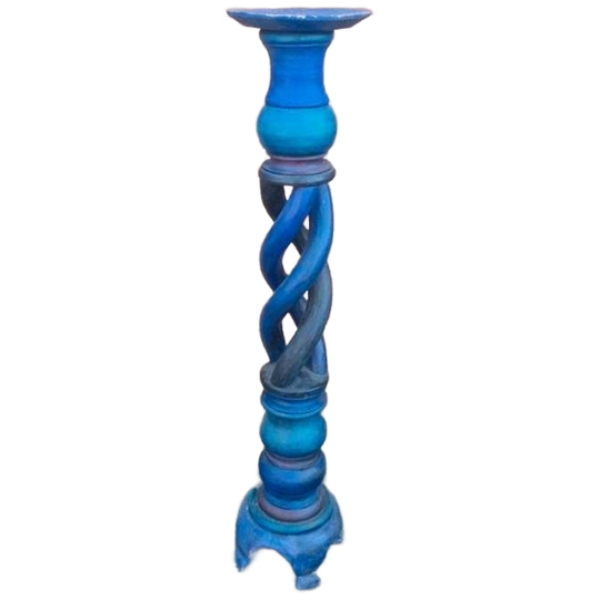 Houten Pied De Stalle Blauw 1