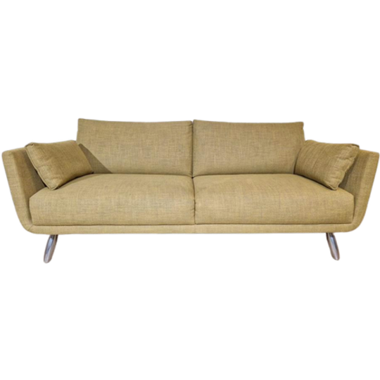 Design On Stock Byen - 2,5 Zits Bank - Groen - Geel - Stof 1