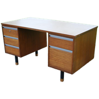 Vintage Houten Bureau Huizenga