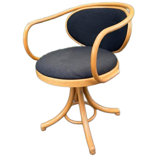 Vintage Thonet Bureaustoel Draaibaar Nr 5501 1