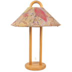 Vintage Deense Grenen Tafellamp Lys Pine ‘70 Japandi Lamp thumbnail 1