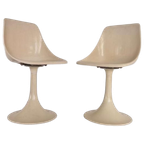 Space Age Vintage Tulp Stoelen Eero Saarinen thumbnail 1